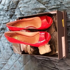 Vince Camuto Red patent heels